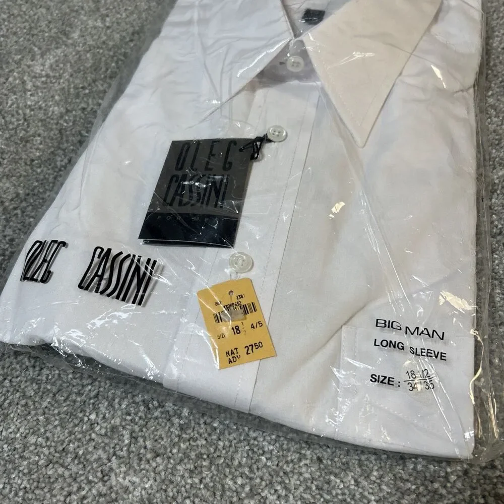 LOT - 3 Dress Shirts 18.5 Neck Oleg Cassini Pierre Cardin 34/35 Brigadier 36/37 - Picture 7 of 11